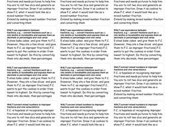 Christmas improper fractions activity APP linked