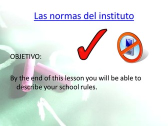 Las normas del instituto