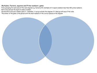 multiples, factors and squares investigation