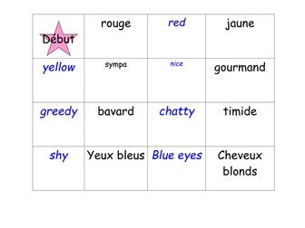 Revision de vocabulaire / expo 1 modules 1&2 -
