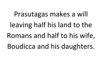 Boudicca Revolt - Newspaper Planning