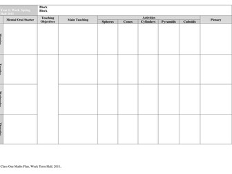 Spring Term Abacus Based Plans Year 1