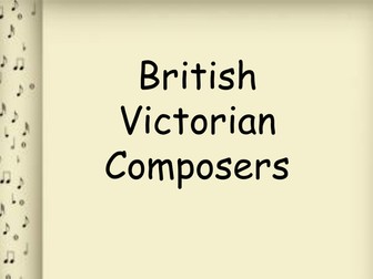 British Victorian Composers