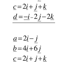 Vectors puzzle