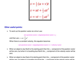 Vector kinematics