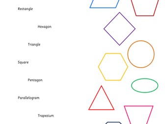 Matching shapes with shape names