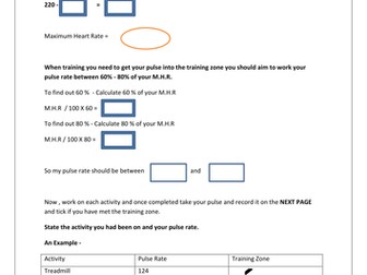 Maximum heart rate & training zones