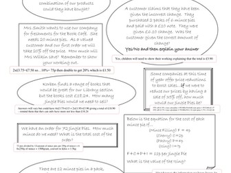 Christmas Company Project - Maths