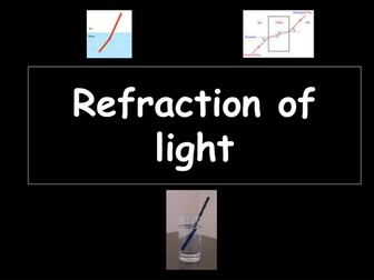 Refraction of light PPT