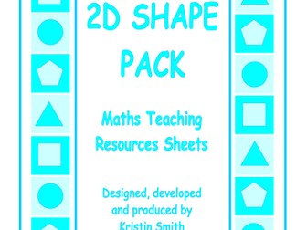 Matching Cards - 2D Shapes Pack