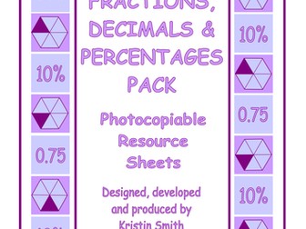 Maths Matching Cards - Equivalences KS2, KS3. (7+)