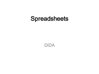 SpreadSheets