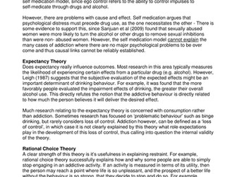 AO2 Cognitive Explanations