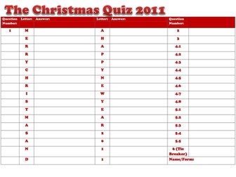 Christmas Logo Quiz 2011
