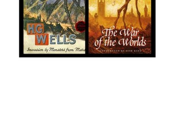 War of the Worlds display material