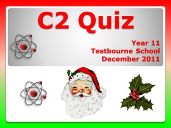 AQA C2 Quiz for Christmas