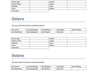 Ostern match up