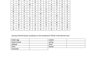 Ostern wordsearch