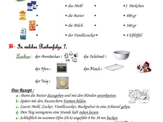 Vanilleplätzchen - das Rezept