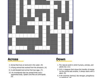 Ecology crossword