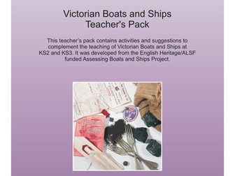 Victorian Boats and Ships Teacher's Pack