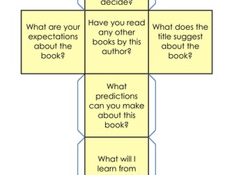 Fiction Reading Question DIce