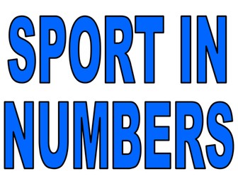 SPORT IN NUMBERS DISPLAY