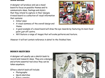 Textiles Technology - Mood Boards
