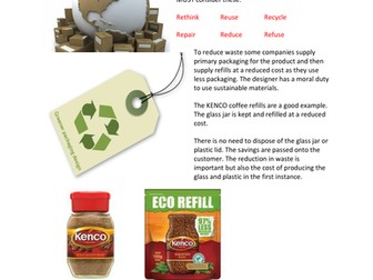 Food Technology - Sustainability Packaging