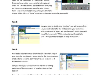 Using ALICE for Story Telling