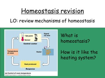 Homeostasis revision