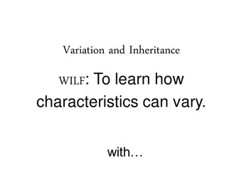 Variation and Inheritance