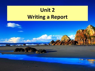 WJEC Using Written Lang- Report writing