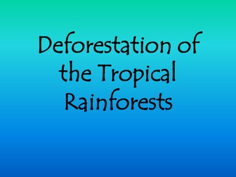 Causes of Deforestation