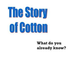 Journey of Cotton