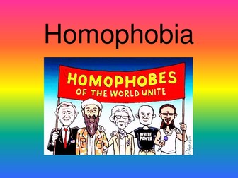 Homophobia Lesson