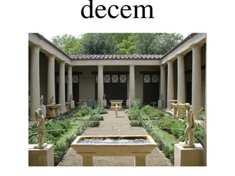 Roman numeral posters for display