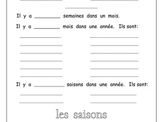 Days, months, years & seasons