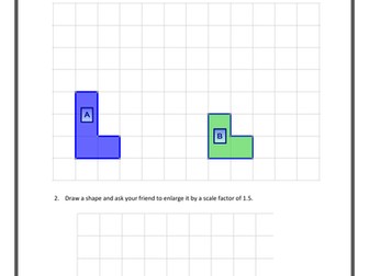 Enlargements KS3 and KS4 with answers