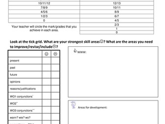 Writing Feedback for OCR GCSE
