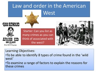 Law and Order in the American West