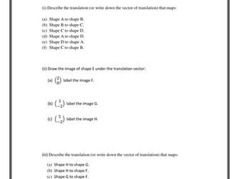Translations KS3 KS4 with anwsers