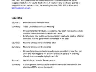 Resource Pack:Citizenship -Campaigning for a Cause