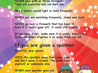 Firework Safety Poster