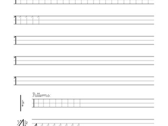 Calligraphy for Kids: Digit / Number 1