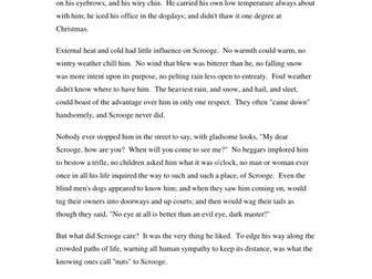 A Christmas Carol Lesson 3 - Meeting Scrooge