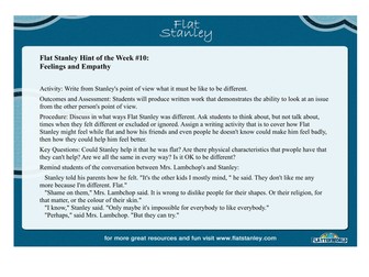 Flat Stanley feelings & empathy