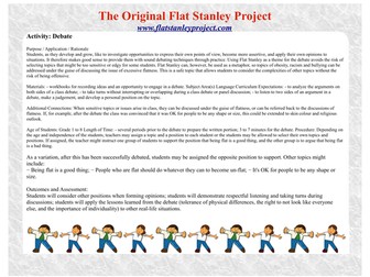 Flat Stanley debates