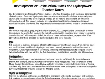 Dams and Hydropower: Development or Destruction?