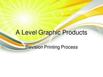 Presentation on Printing Processes